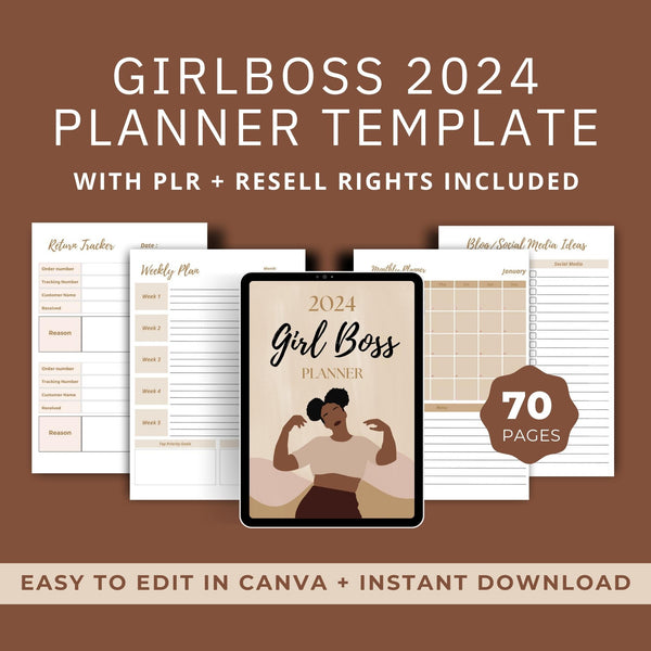 2024 Girl Boss Planner