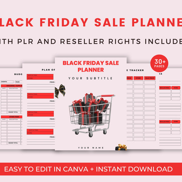 Black Friday Sale Planner