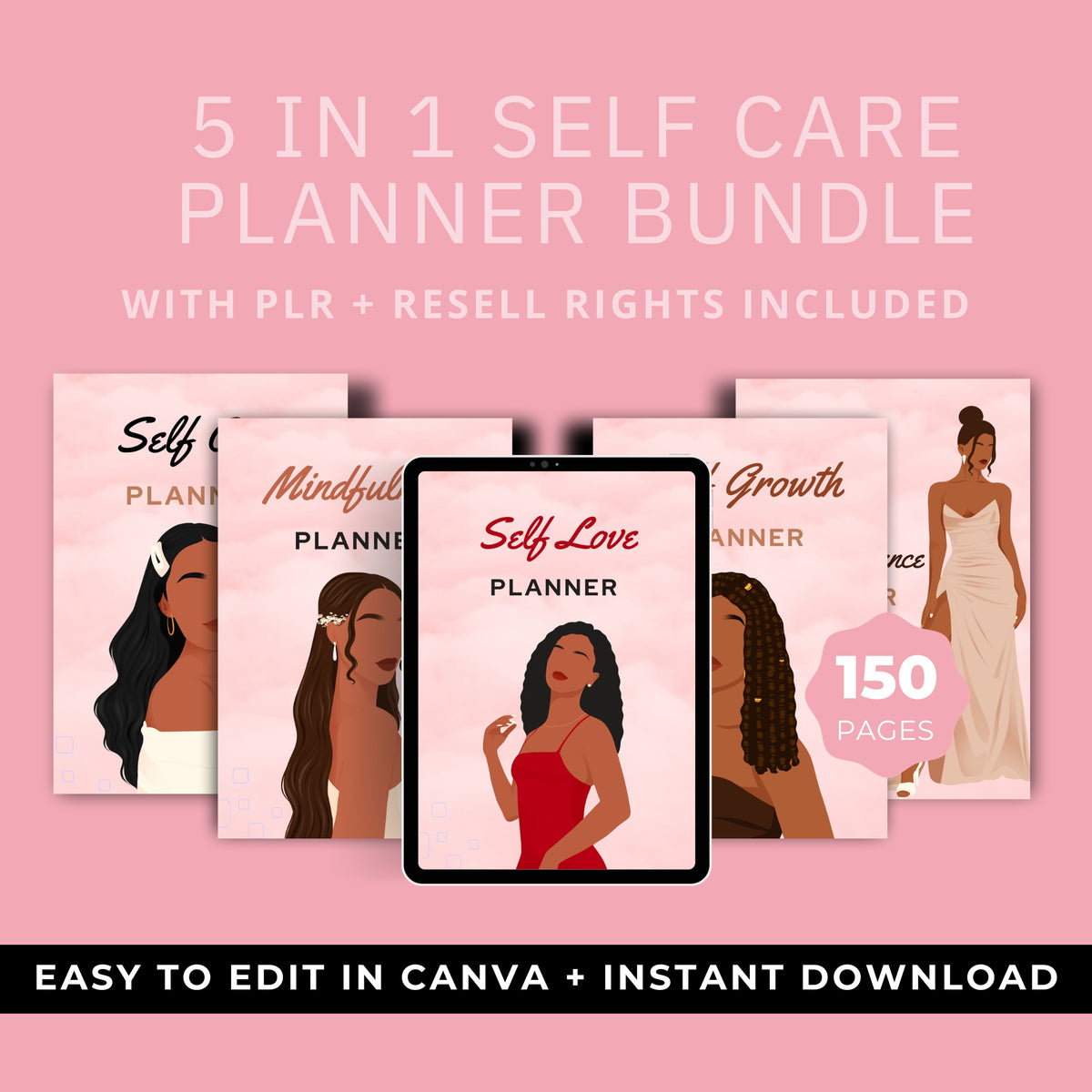 Selfcare Planner Bundle l Pack of 5