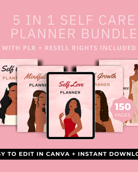 Selfcare Planner Bundle l Pack of 5