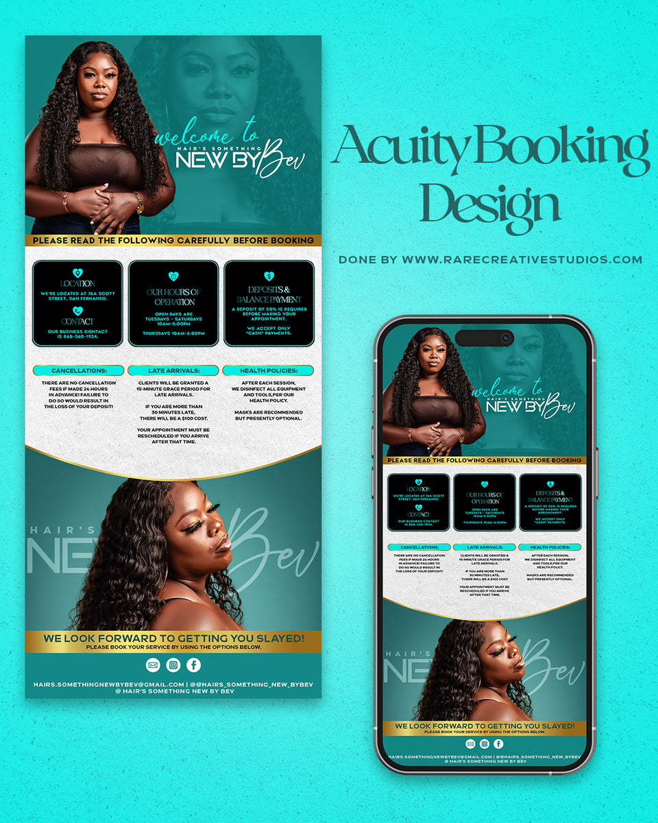 Acuity Booking Page